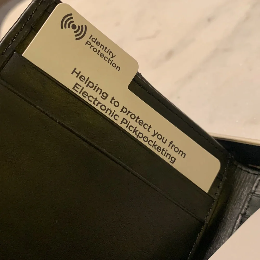 Ben Sherman Manchester Collection Slim BiFold Wallet in Black